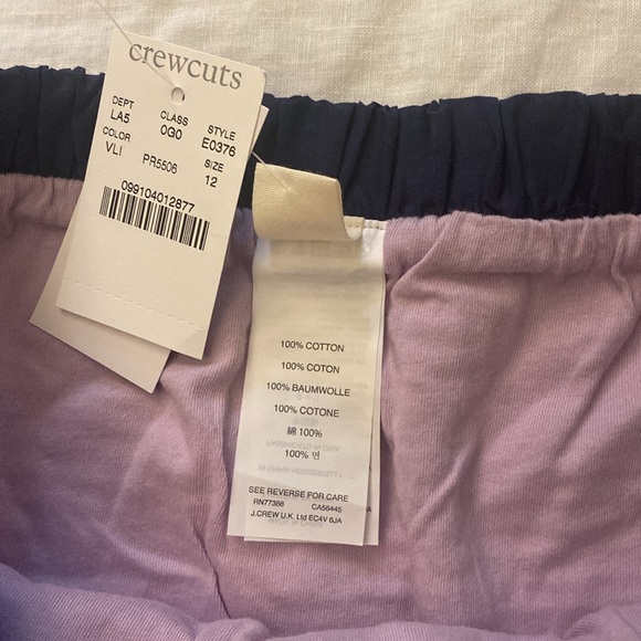 Crewcuts NWT J.CREW Girls sequin skirt purple size 12 - Picture 8 of 9